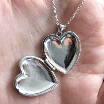 'You And Me' Heart Locket Necklace, 8 of 10