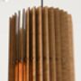 Mid Century Wood Pendant Light, thumbnail 7 of 7