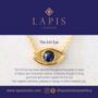 The Evil Eye Lapis Lazuli Stud Earrings, Sterling Silver, thumbnail 5 of 7