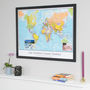 Personalised Map Of The World, thumbnail 6 of 7