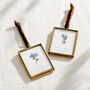 Personalised In Memory Forget Me Not Mini Hanging Frame, thumbnail 2 of 4