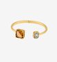 Shikaku Square Stones Open Bangle, thumbnail 1 of 4