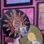 Psychedelic Round Upcycled 12' Lp Vinyl Record Decor, thumbnail 7 of 10