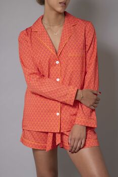 Luxury Cotton Long Sleeve Shirt | Daydream Geo, 2 of 4