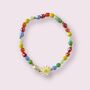 Colourful Daisy Beaded Bracelet, thumbnail 1 of 3