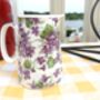 Cream Jug In Ditsy Violet Design, thumbnail 6 of 8