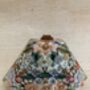Multicoloured Blue Handcrafted Floral Clutch Bag, thumbnail 1 of 6