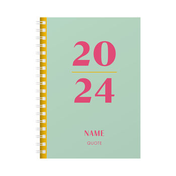 Personalised 2024 Diary And Notebook, 6 of 12
