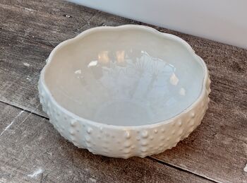 White Dimple Spot Bowl, 17.5cm, 2 of 2