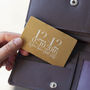 Personalised Special Day Keepsake Wallet Card, thumbnail 2 of 11