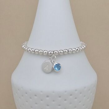 Personalised Birthstone Bracelet, 4 of 5