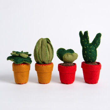 Easy Care Cactus Felt Craft Kit, 4 of 10