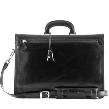 The Classic Italian Leather Briefcase. 'The Paolo2', 8 of 12
