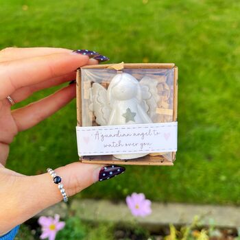 Tiny World Resin Keepsake Ornament Guardian Angel, 2 of 2