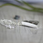Triangular Turritella Agate Necklace, thumbnail 2 of 5