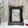 Black Ornate Photo Frame 6x4 Elegant Picture Frame Gift, thumbnail 3 of 10