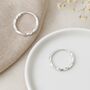 Sterling Silver Twisted Huggie Hoop Sleeper Earrings, thumbnail 3 of 12