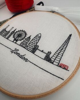 London Skyline Beginners Embroidery Kit, 5 of 11