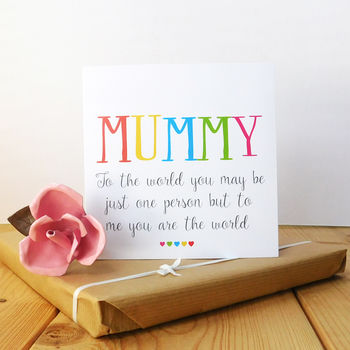 World To Me Mum Card, 3 of 8