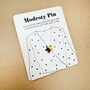 Modesty Pin, Star Shaped Modesty Pin, Star Little Brooch, thumbnail 5 of 6