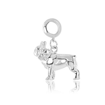 French Bulldog Charm Sterling Silver, 3 of 12