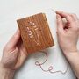 Limited Edition Embroidery Kit On Reclaimed Wood, thumbnail 1 of 4