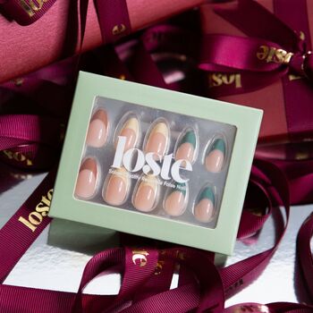 Loste Reusable Press On Nails Gift Set, Perfect Stocking Filler: Left On Seen, 4 of 5