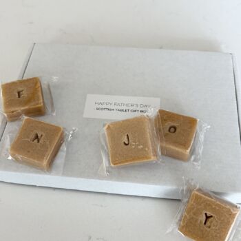 Happy Fathers Day Scottish Tablet Gift Box, 9 of 12