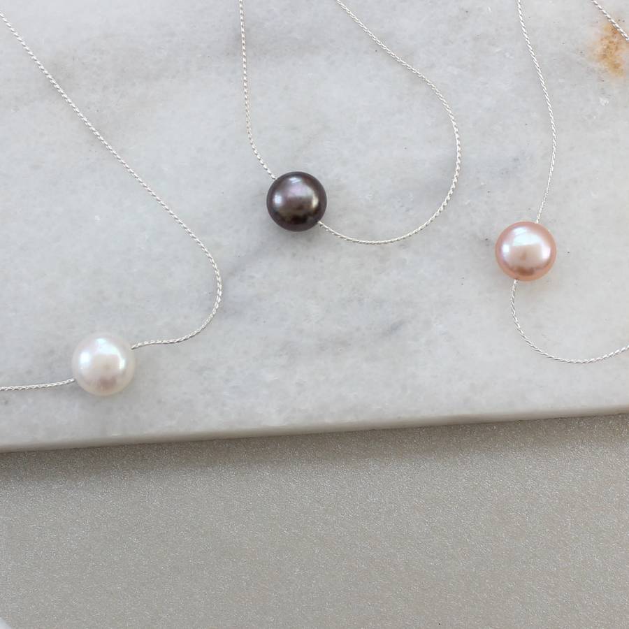 single pearl necklace cheap