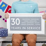 Personalised 30th Birthday Bus Blind Print, thumbnail 2 of 4