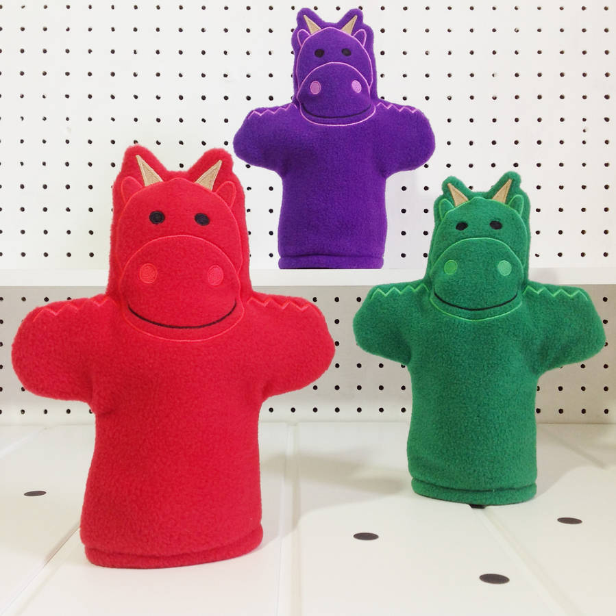 dragon hand puppet by jagsbery