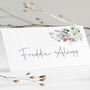 Wedding Place Cards Festive Floral, thumbnail 2 of 4