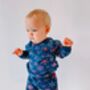 Organic Christmas Snowflake Leggings, thumbnail 2 of 3