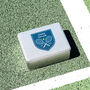 Personalised Tennis Shield Tin With Hip Flask Gift For Him, thumbnail 7 of 8