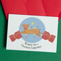 Sausage Dog Cracker Christmas Card / Pack, thumbnail 1 of 2