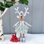 Christmas Reindeer In Space Boots, thumbnail 1 of 4