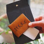 Cricket Fans Personalised Leather Card Holder, thumbnail 4 of 6