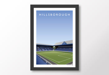 Sheffield Wednesday Hillsborough Kop/South Stand Poster, 8 of 8