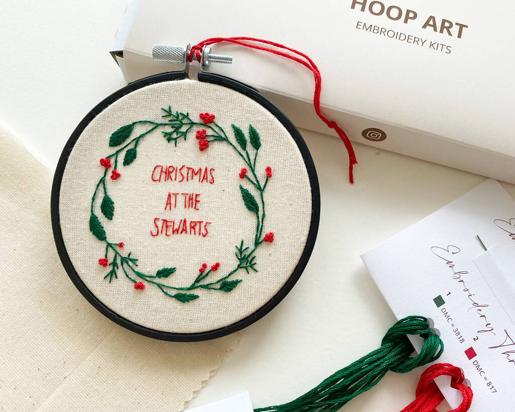 Personalised Christmas Wreath 