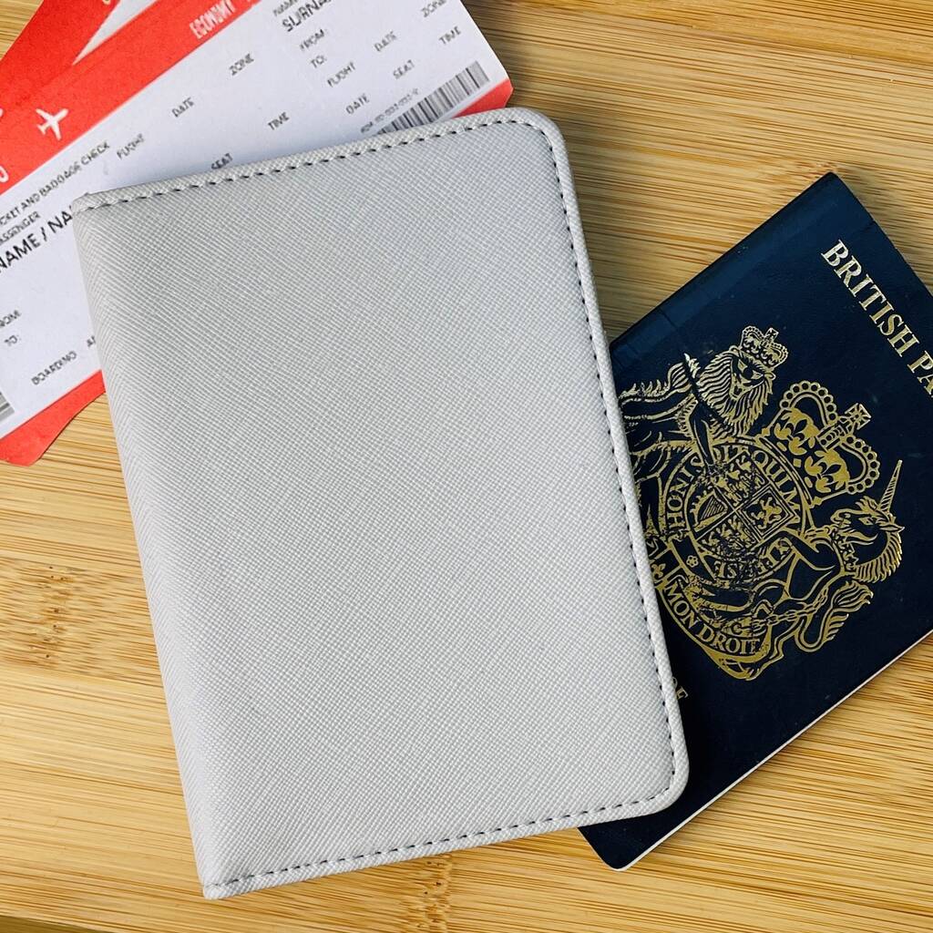 Personalised Travel Quote Passport Cover By The Alphabet Gift Shop