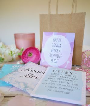 Wedding Countdown Tea Gift Set For Bride By victoria mae designs ...