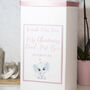 Personalised Elephant Christening Guest Book, thumbnail 3 of 3