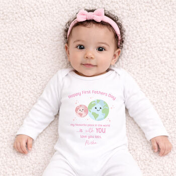 First Father’s Day World Baby Outfit, 3 of 11