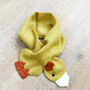 Baby Duck Knit Scarf For Toddler, thumbnail 7 of 12