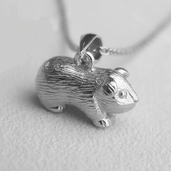Personalised Sterling Silver Guinea Pig Pendant, 2 of 8
