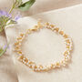Seed Pearl Cluster Gold Plated Silver Bracelet, thumbnail 1 of 12