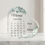 Personalised Wedding Date Acrylic Heart, thumbnail 1 of 5