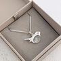 Silver Fingerprint Robin Charm, thumbnail 4 of 6