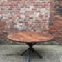 Industrial Reclaimed Round Dining Table 042, thumbnail 1 of 6