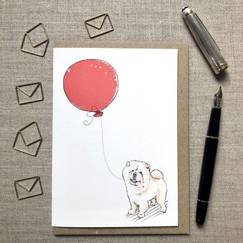 Personalised Chow Chow Dog Birthday Card, 3 of 8